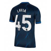 Chelsea Romeo Lavia #45 Vonkajší futbalový dres 2023-24 Krátky Rukáv
